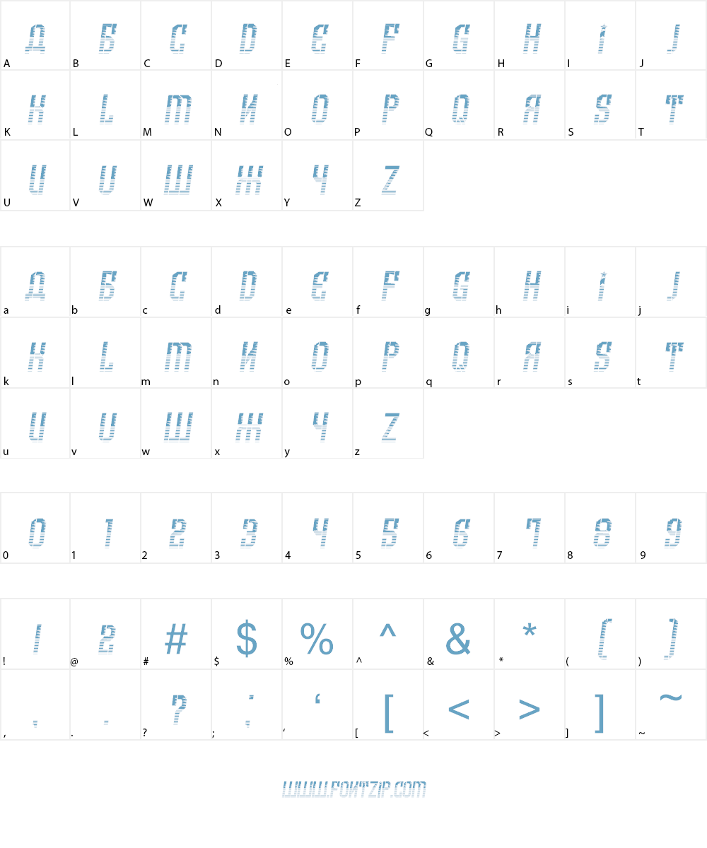 Armenia Font Character
